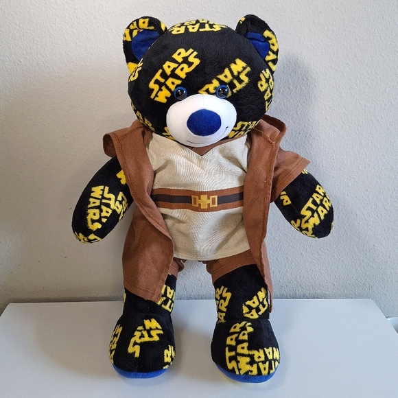BAB Star Wars Jedi Obi Wan Kenobi Build A Bear Stuffed Bear 18" - Picture 1 of 6